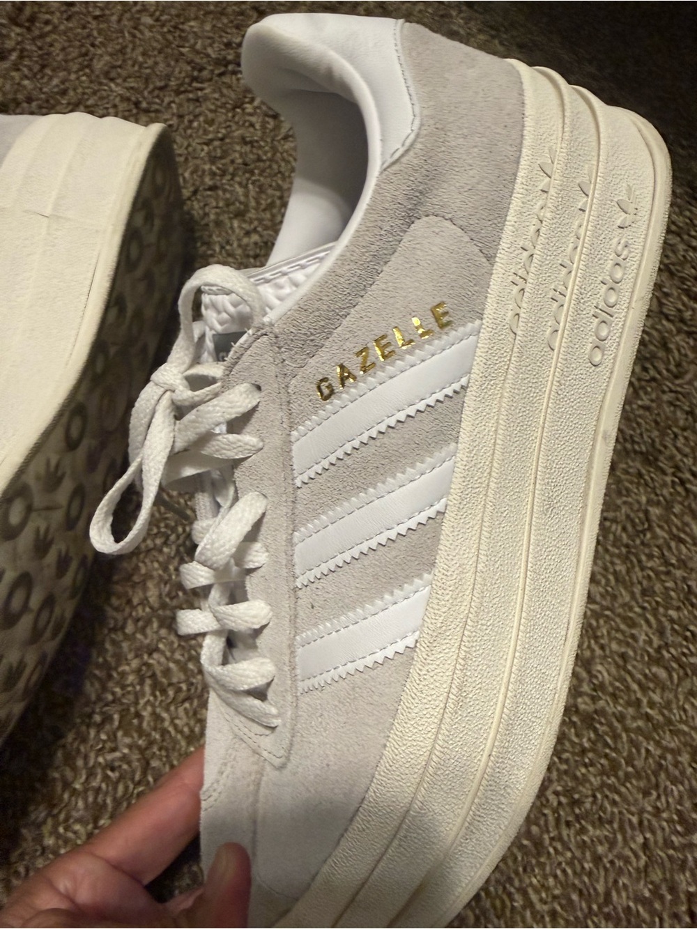 adidas Originals Gazelle Bold
Grey White Women's Size 5.5 - Picture 4 of 10